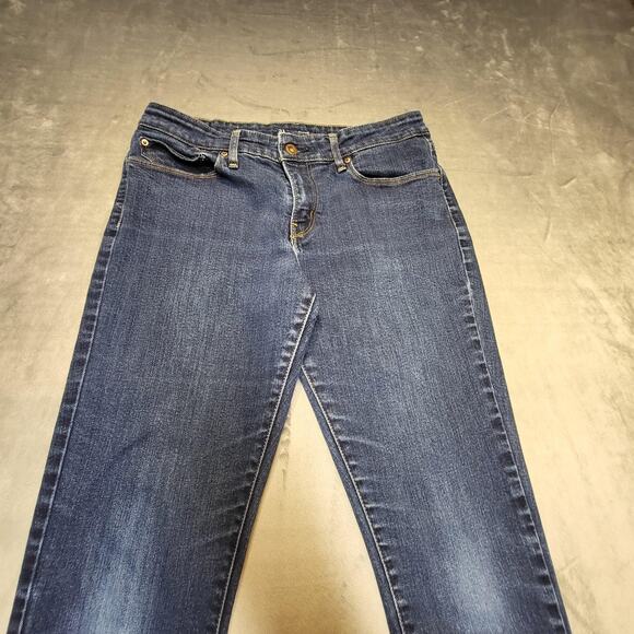 Levi's Jeans Womens 31 Blue Demi Curve Stretch Slim Straight W31 L32 Denim - Picture 2 of 11